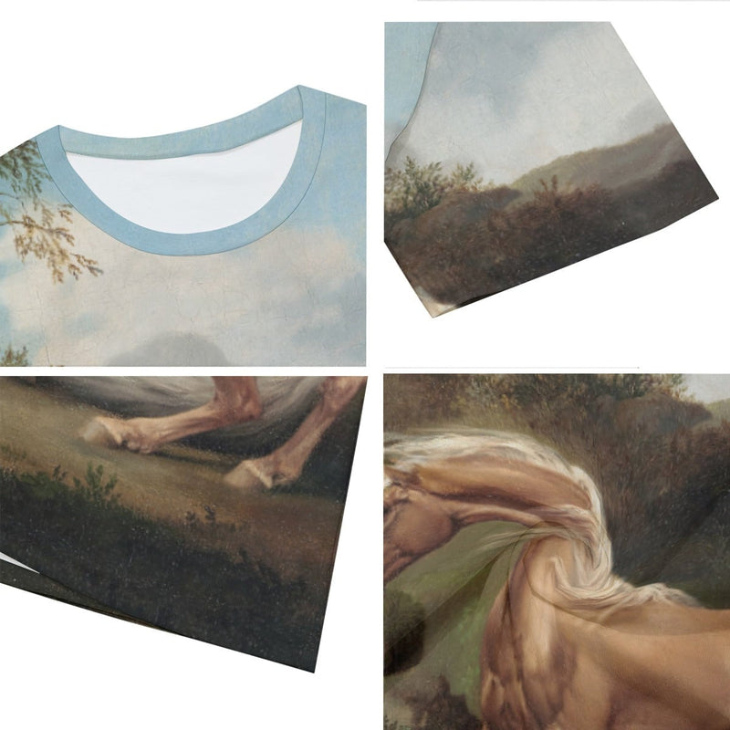 Horse Frightened by a Lion George Stubbs T-Shirt