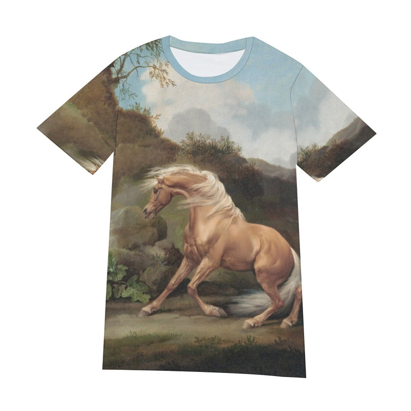 Horse Frightened by a Lion George Stubbs T-Shirt