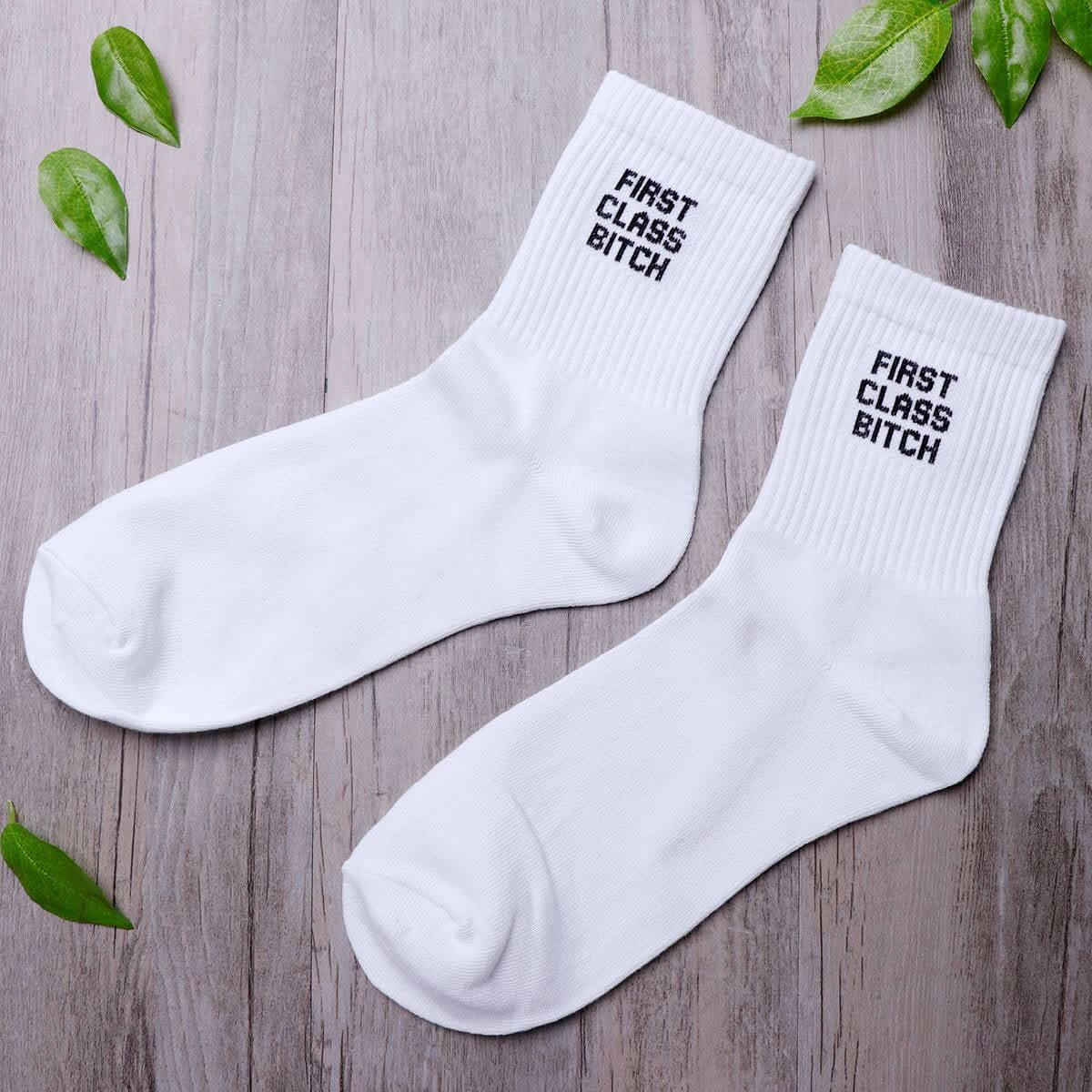 Hot Classy Trending Quote Letter Cotton Socks