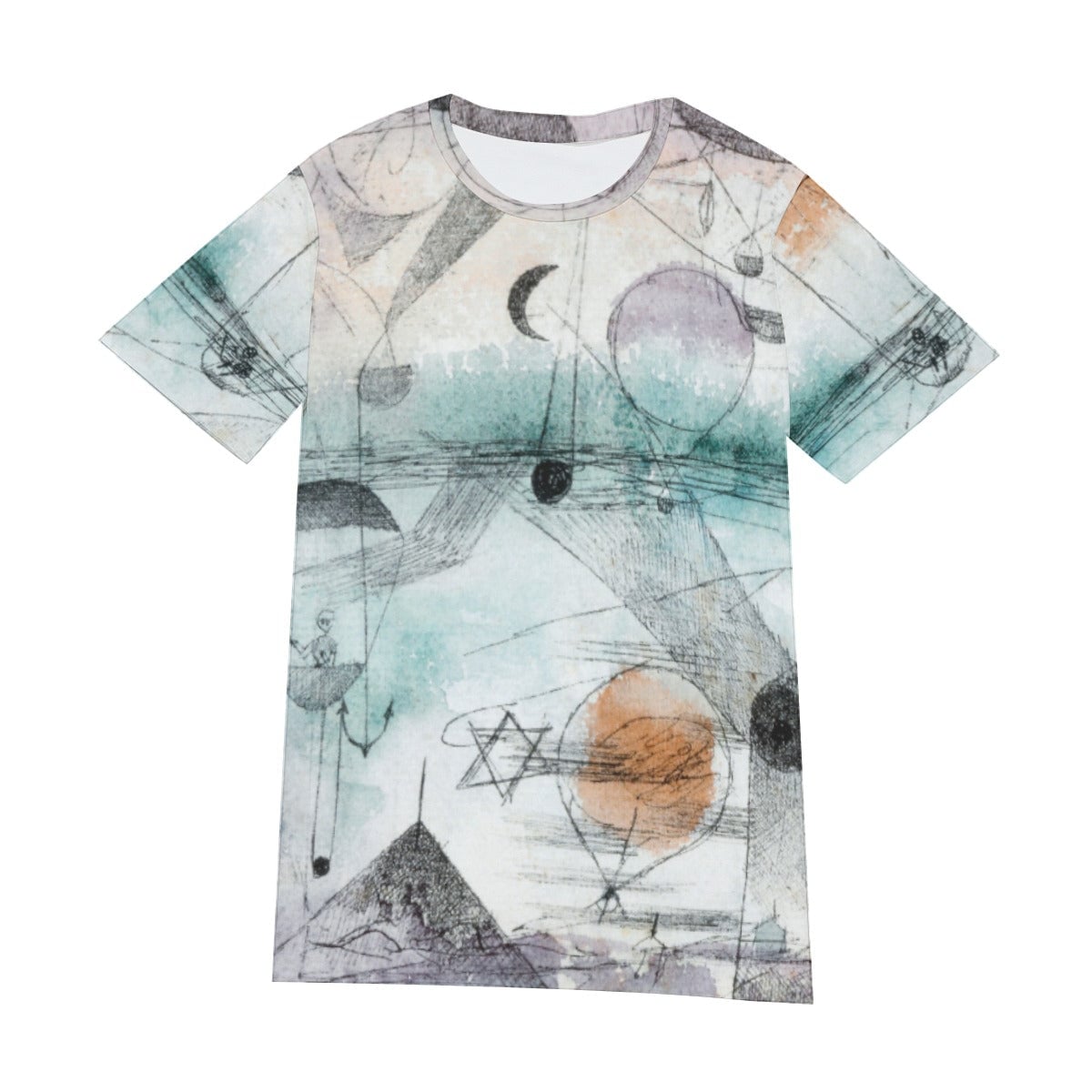 In the Realm of Air Paul Klee T-Shirt - Famous Artwork Tee