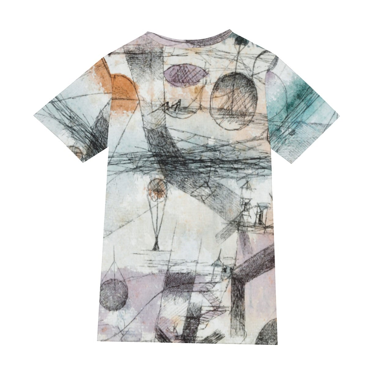 In the Realm of Air Paul Klee T-Shirt - Famous Artwork Tee