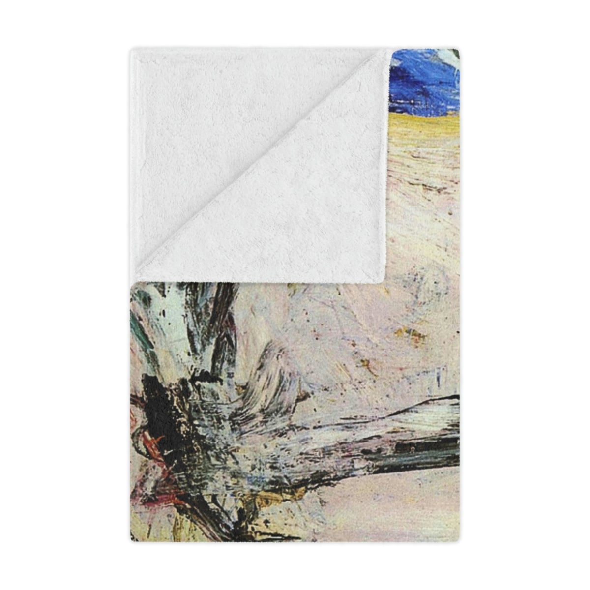 Luxurious Interchange Art Blanket by Willem de Kooning