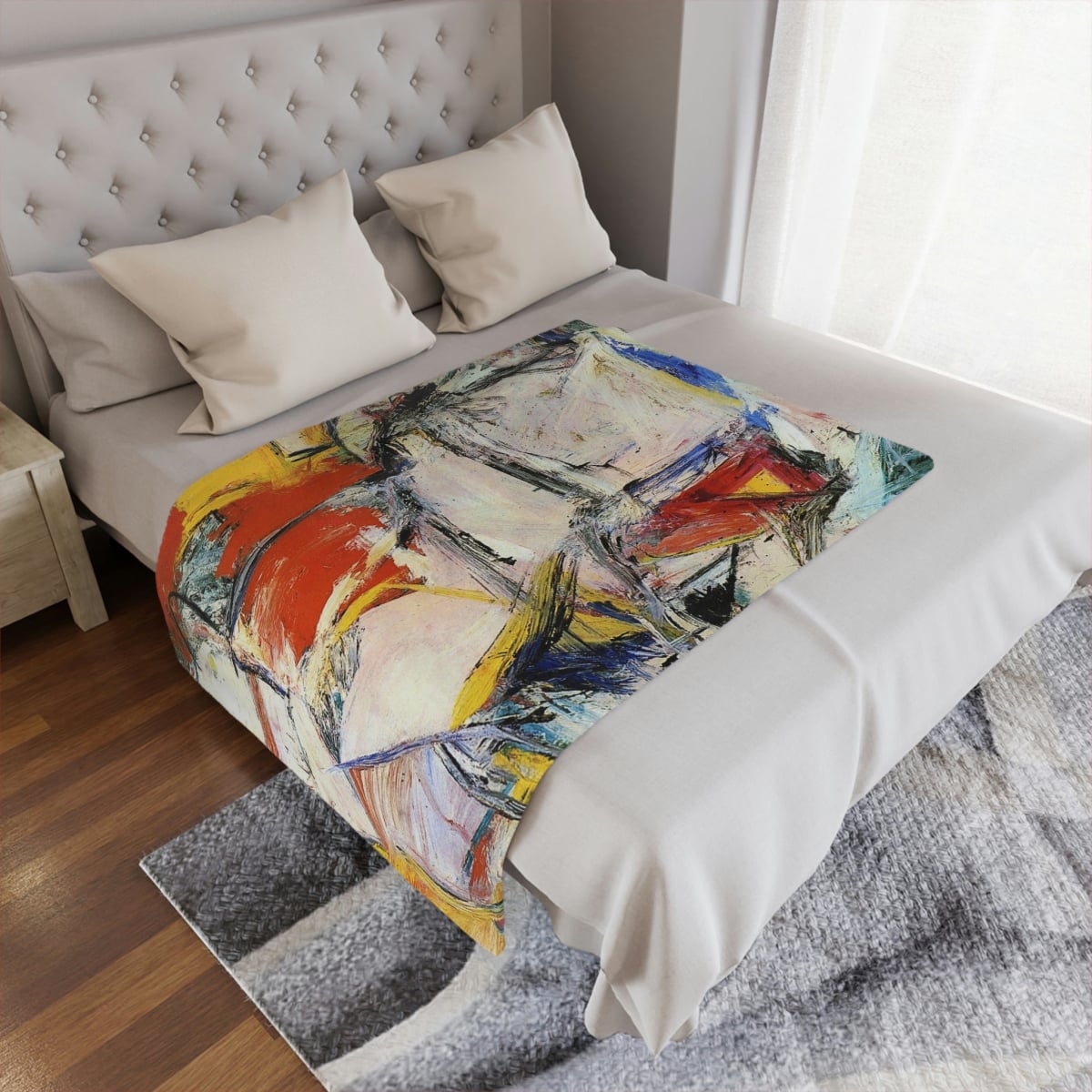Artist-Inspired Blanket - Stylish and Artistic Home Decor