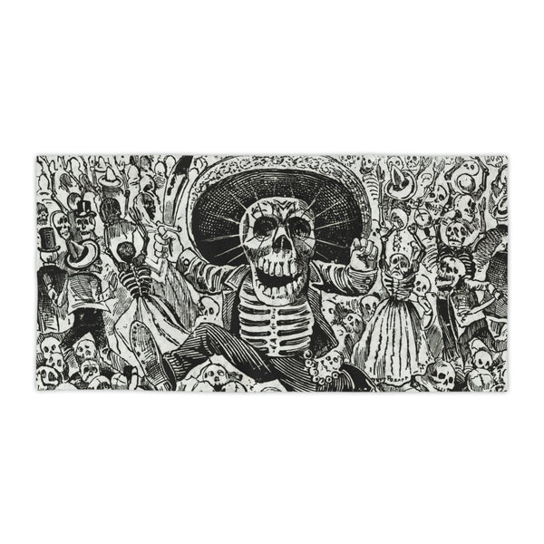 Jose Guadalupe Calaveras Mexican Skeleton Beach Towels