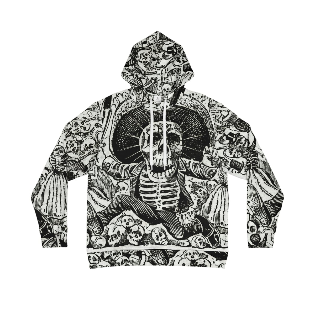 Jose Guadalupe Mexican Skeleton Art Hoodie