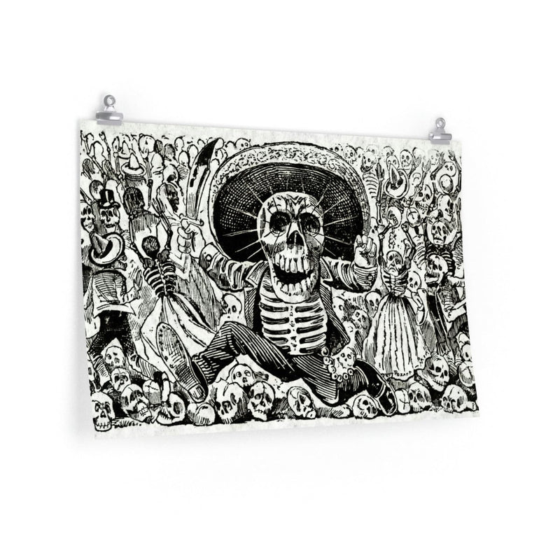 Jose Guadalupe Mexican Skeleton Art Premium Posters