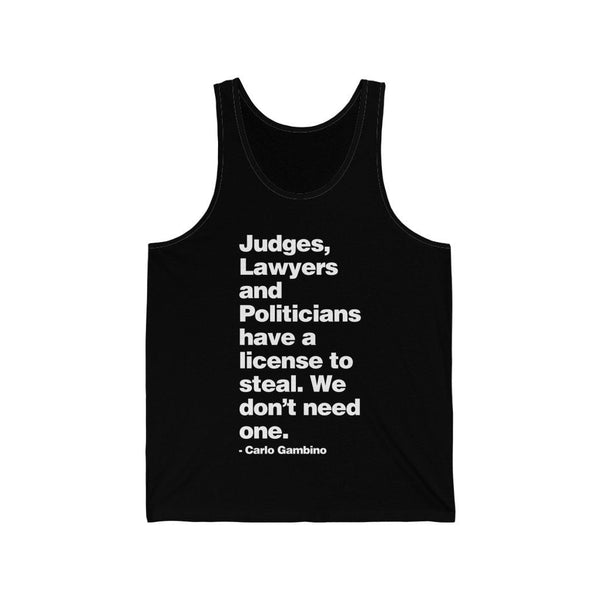 Judges lawyers and politicians Carlo Gambino Tank Top