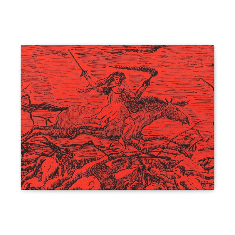 La Guerre The War by Henri Rousseau Art Canvas Gallery Wraps