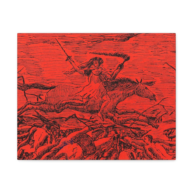 La Guerre The War by Henri Rousseau Art Canvas Gallery Wraps