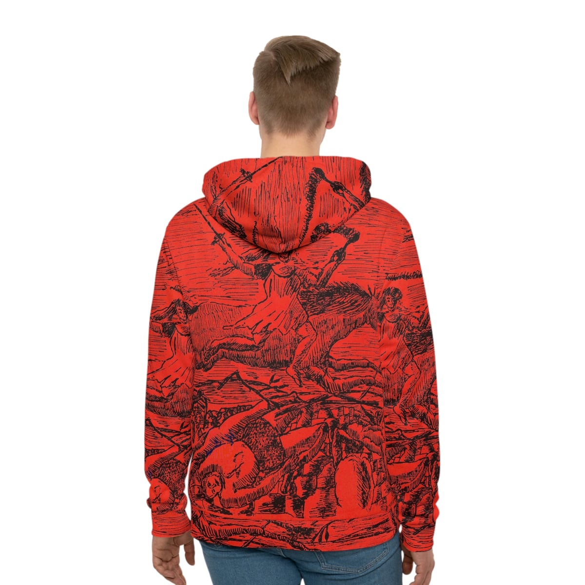 La Guerre The War by Henri Rousseau Art Hoodie