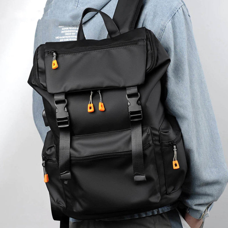 Large Capacity Business Travel High-Quality USB Charge Backpack