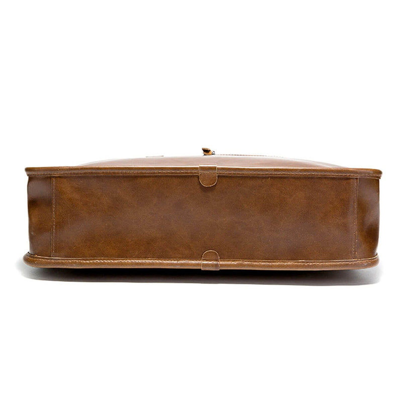 Leather Vintage Luxury Shoulder Laptop Briefcase