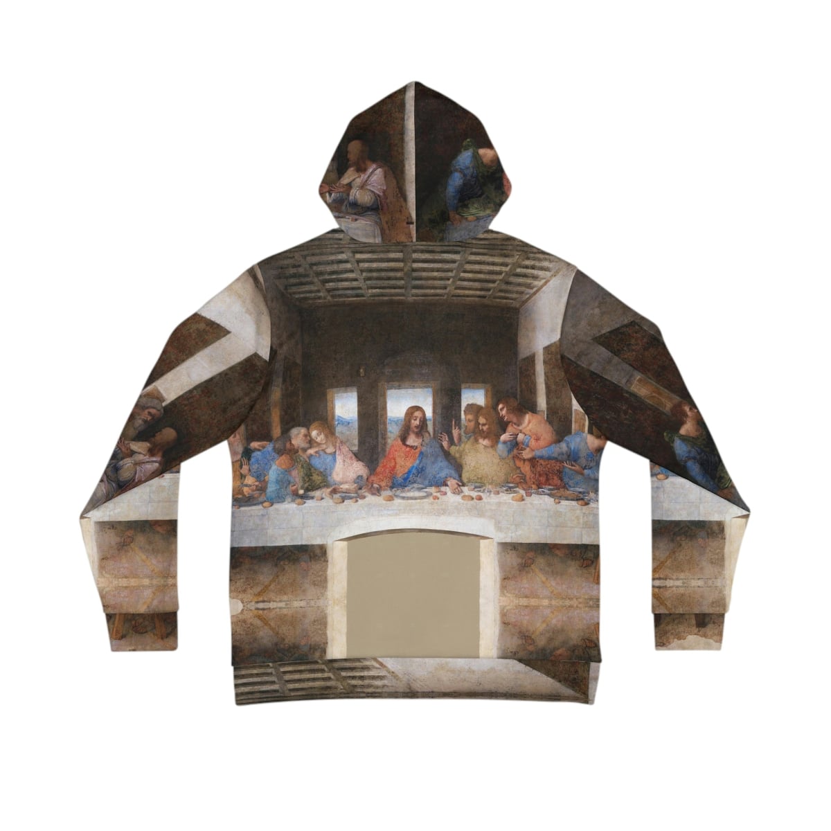 Leonardo Da Vinci The Last Supper Art Hoodie