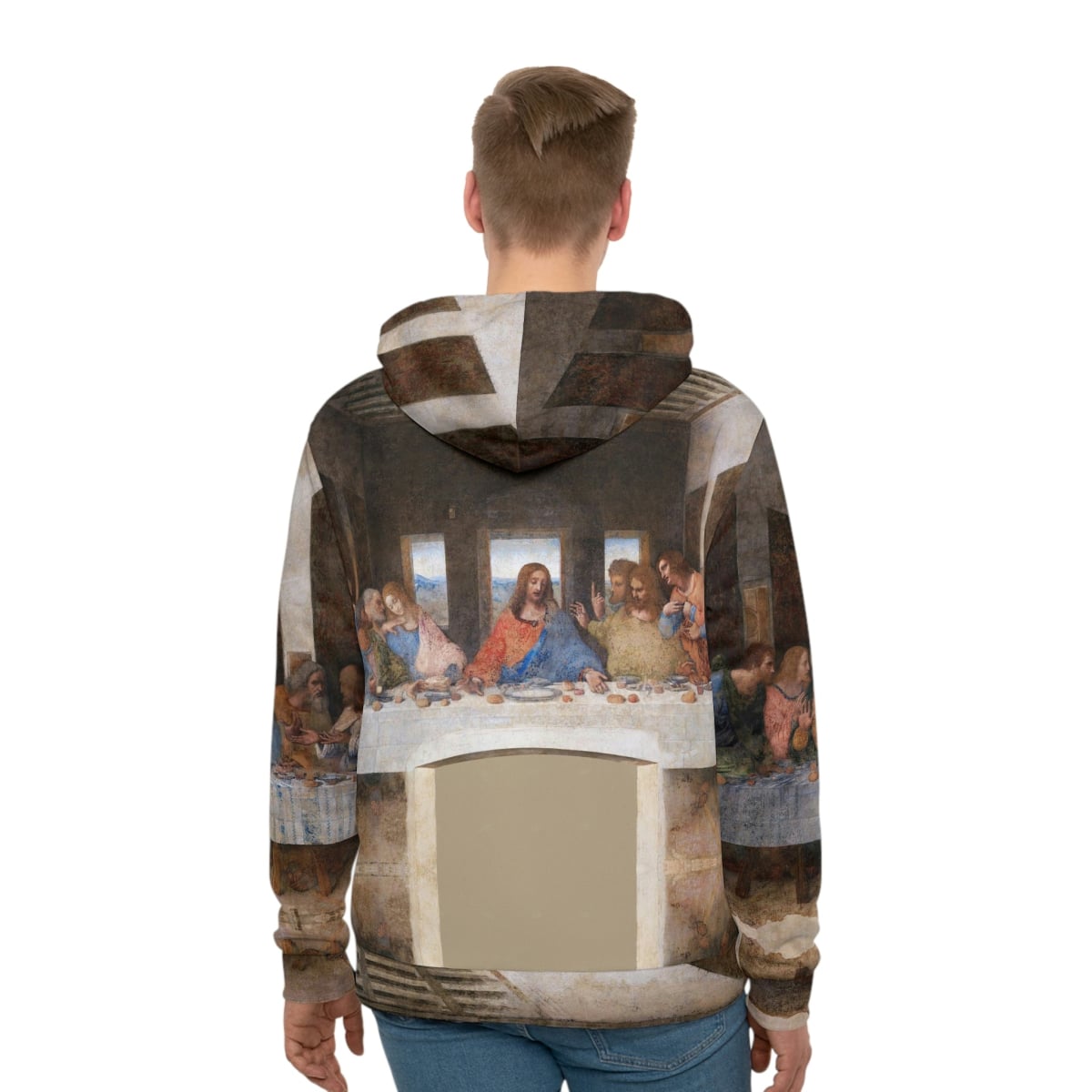 Leonardo Da Vinci The Last Supper Art Hoodie