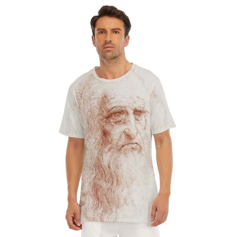 Leonardo da Vinci’s Self-portrait T-Shirt - Art Tee