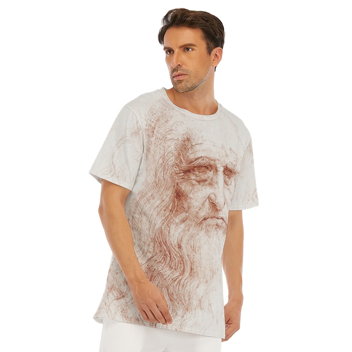 Leonardo da Vinci’s Self-portrait T-Shirt - Art Tee