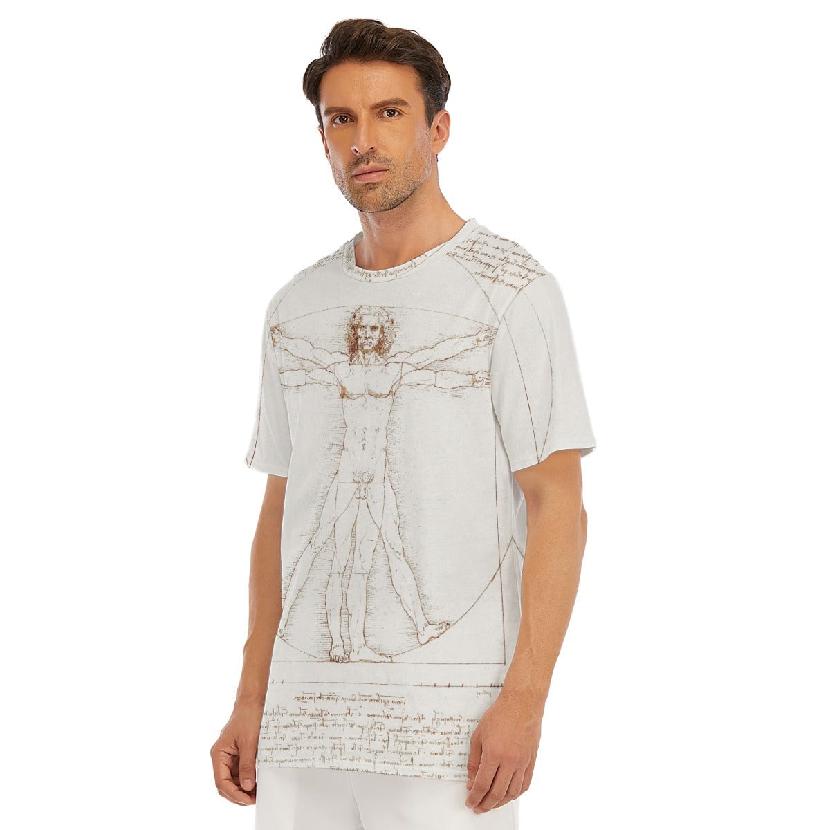 Leonardo da Vinci’s Vitruvian Man T-Shirt - Iconic Painting