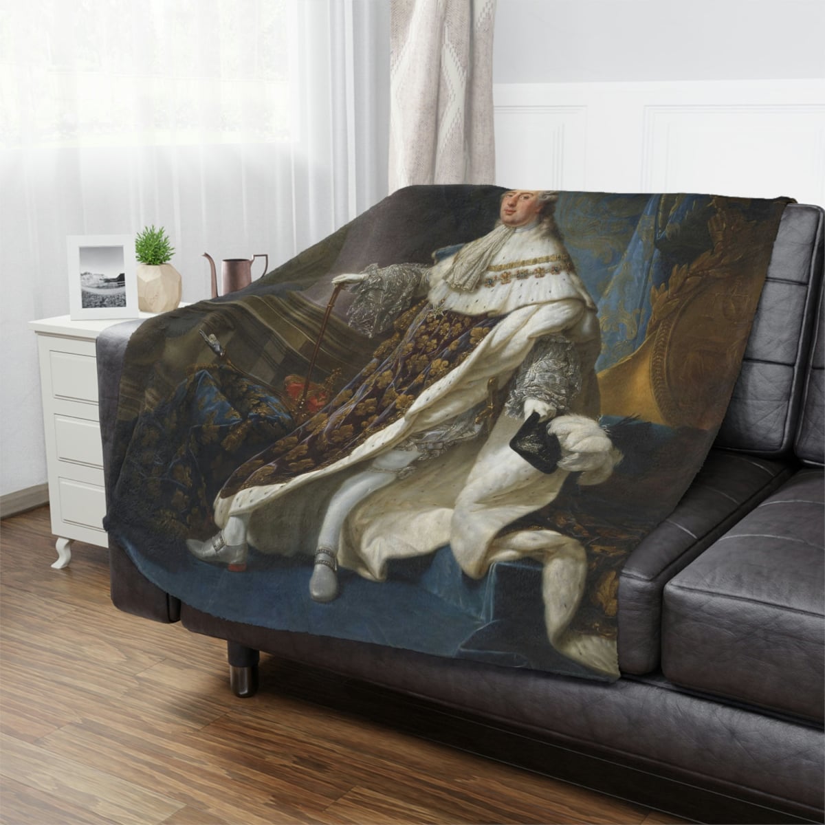 French Monarch Inspired Home Decor - Luxury Micro-Fleece Blanket
