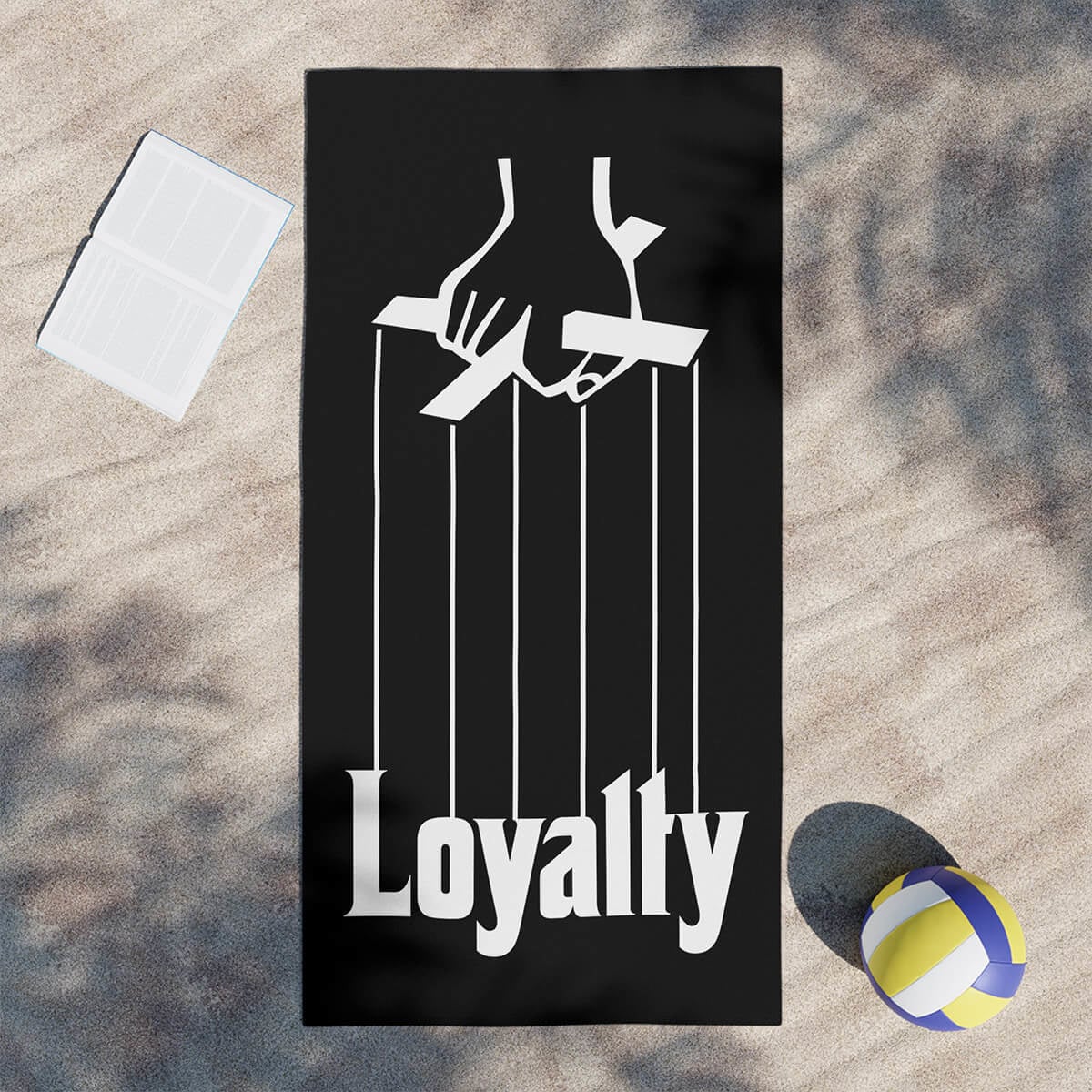 Loyalty is everything La Famiglia Beach Towel