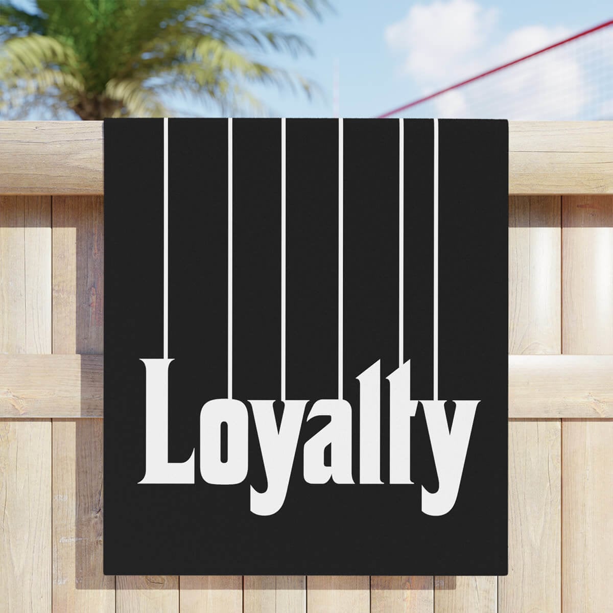 Loyalty is everything La Famiglia Beach Towel