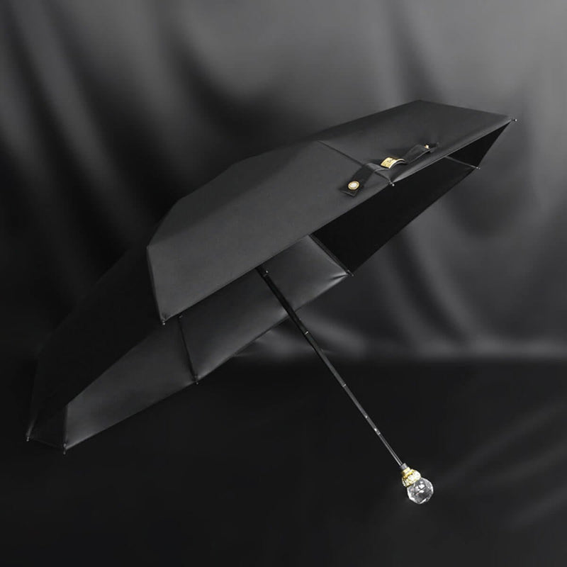 Luxury Crystal Five Folding High-Quality Umbrella