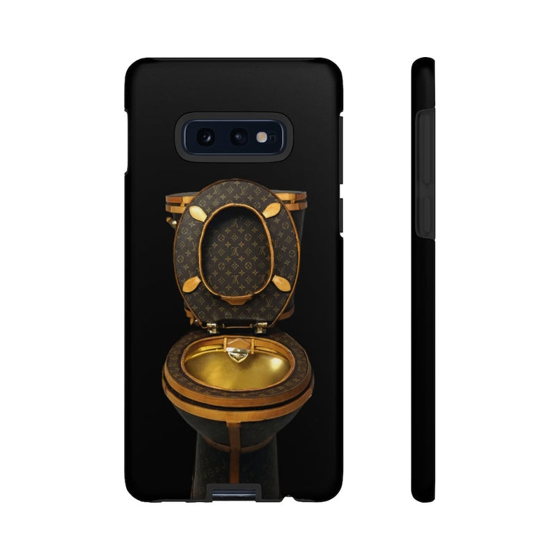 Luxury Golden Toilet Mob Wife Phone Cases
