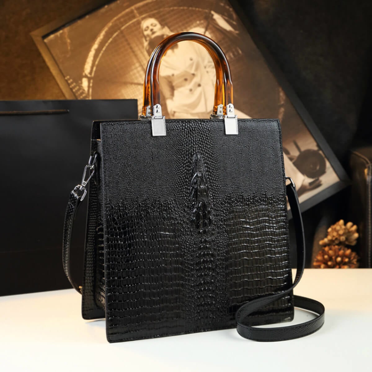 Crocodile on sale ladies bag