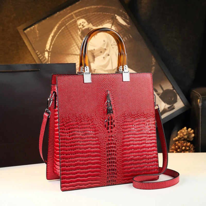 Luxury Leather Crocodile Pattern Women’s Bags