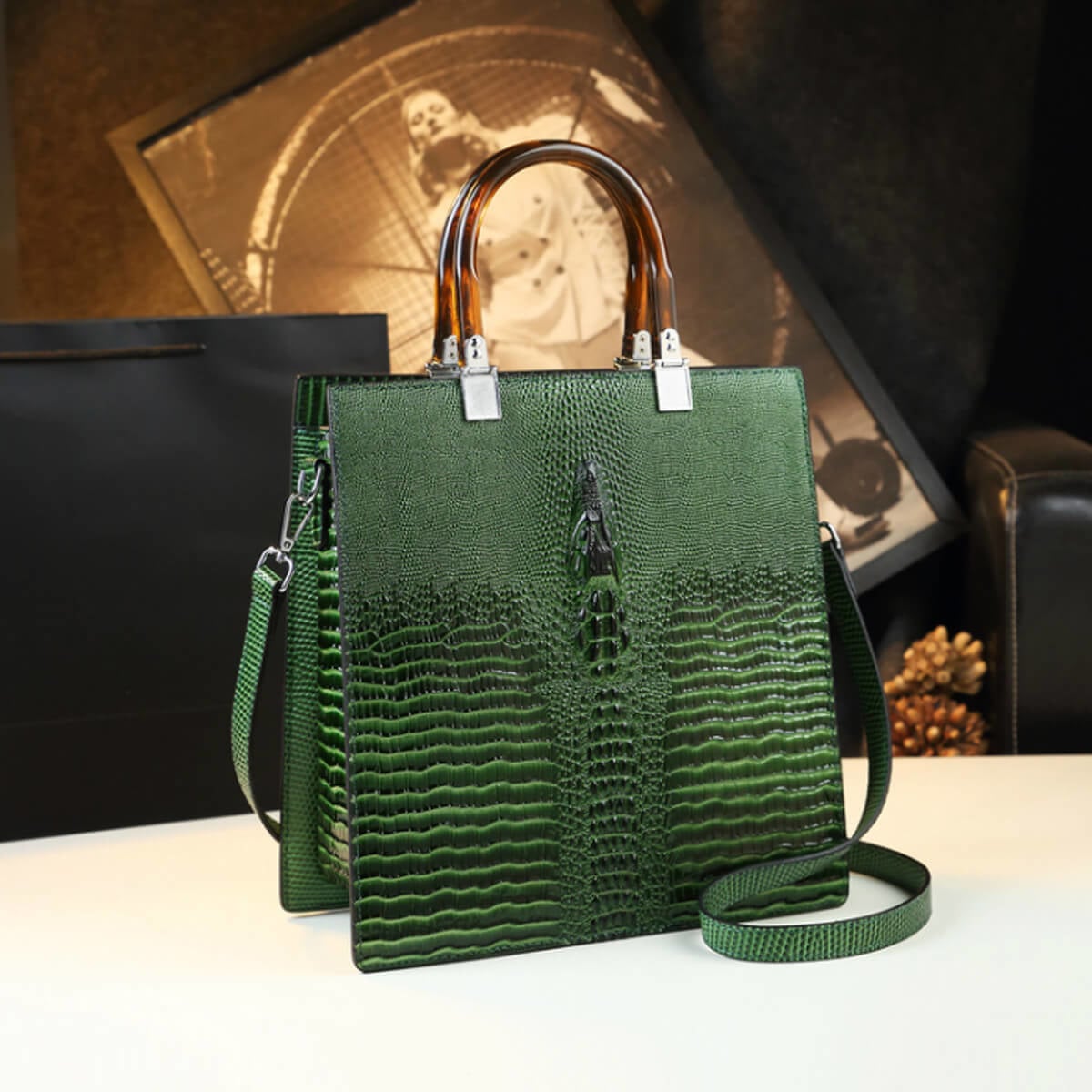 Natural Genuine Crocodile Skin Handbag-Handmade and Special, Unique Handbag  | eBay