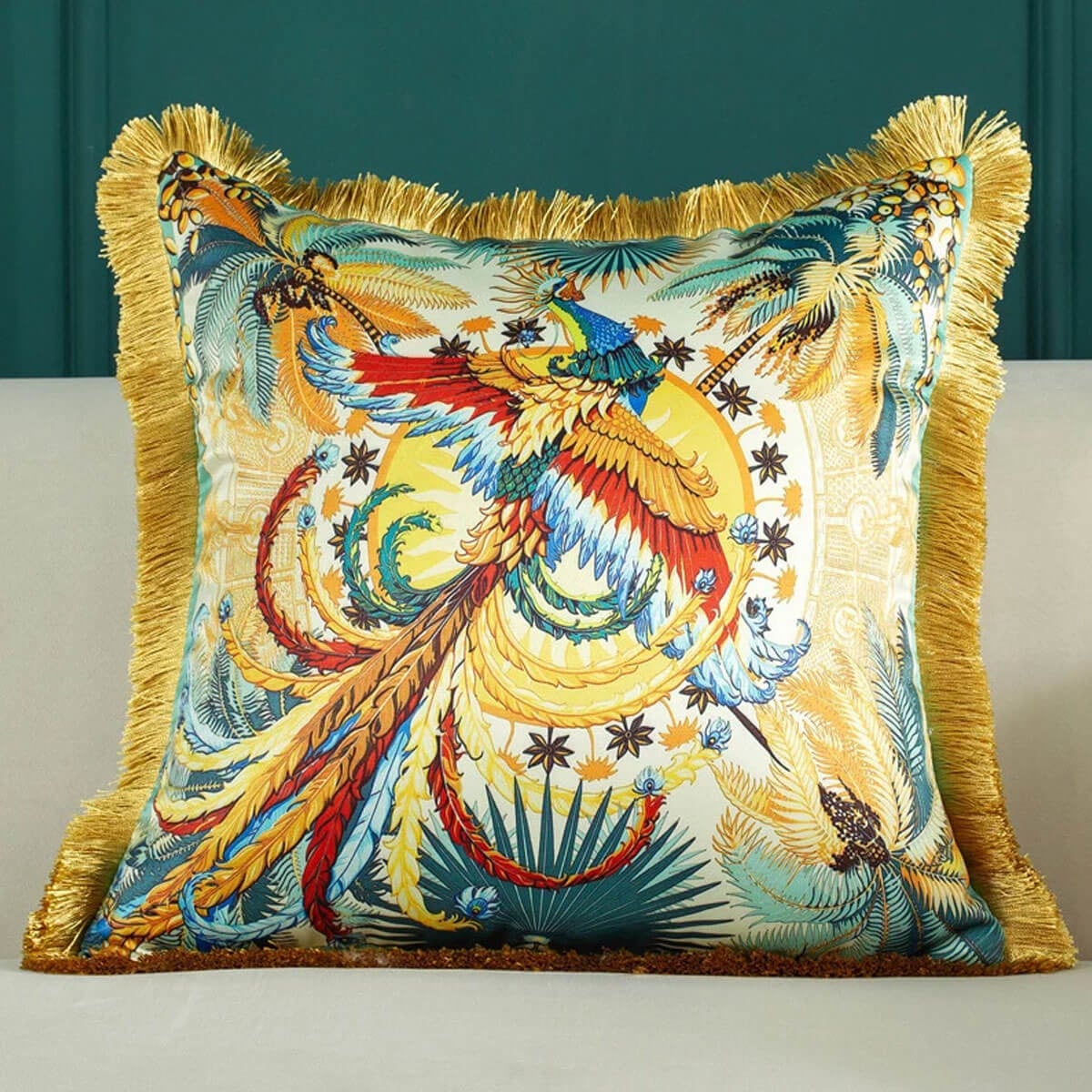 Silk discount decorative pillows