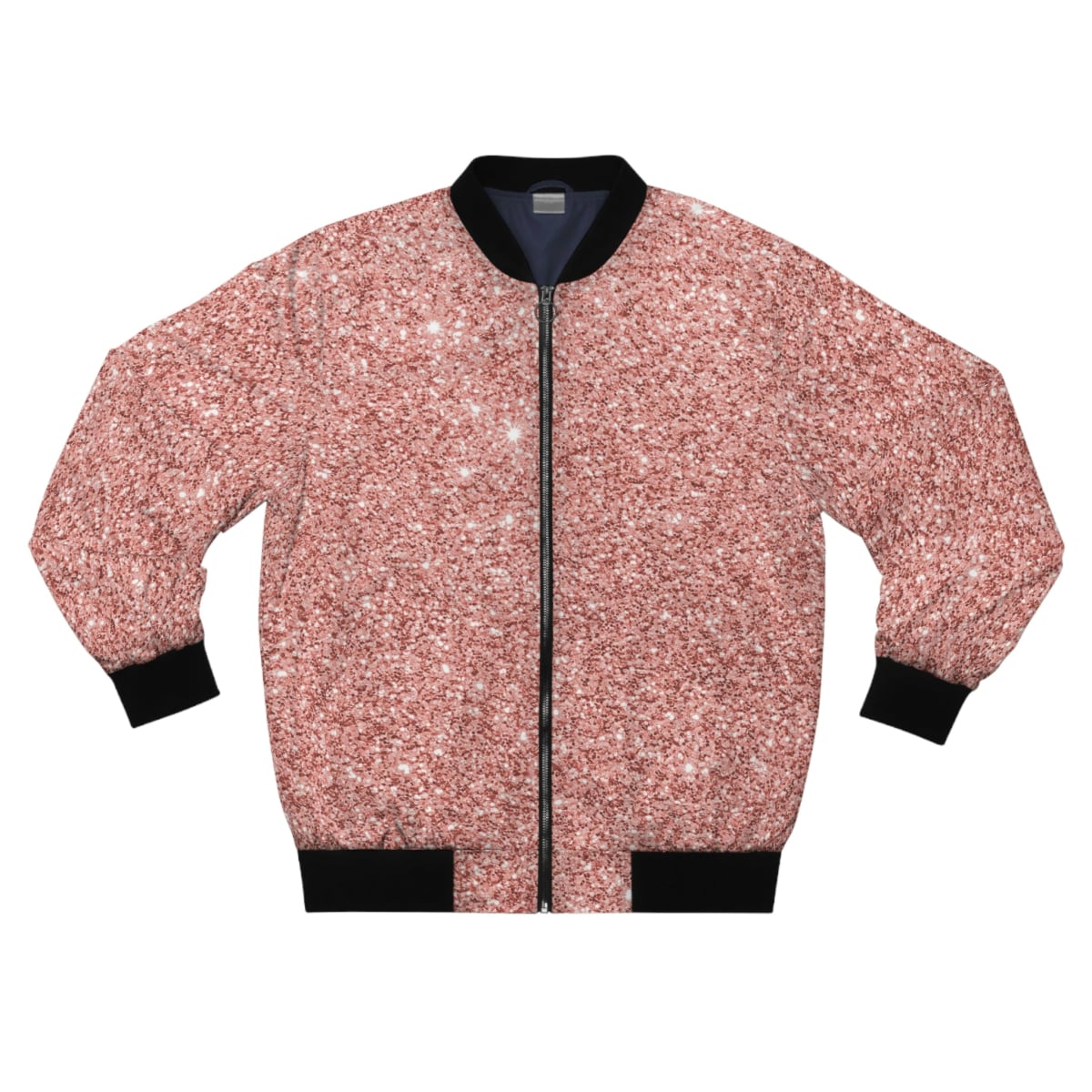 Sequin bomber hotsell jacket rose gold