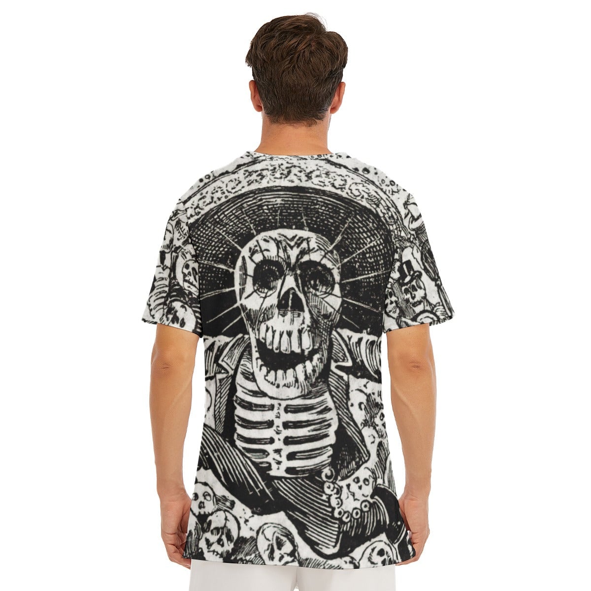 Mexican Skeleton Art Jose Guadalupe T-Shirt - Skull Tee