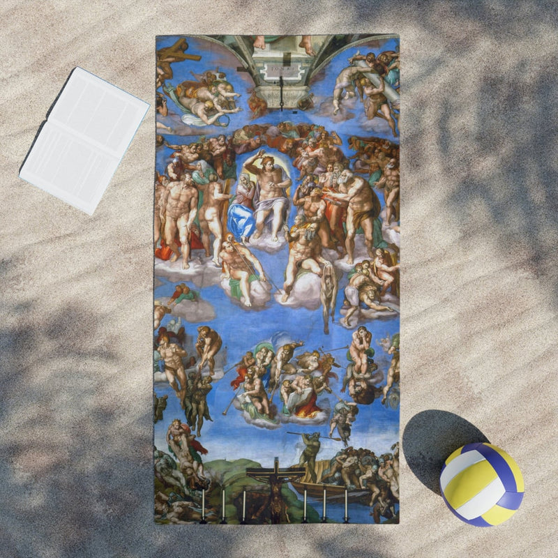 Michelangelo’s The Last Judgment Beach Towels
