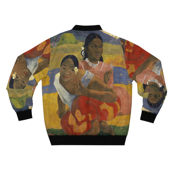 Nafea Faa Ipoipo by Paul Gauguin Art Bomber Jacket – The Mob Wife