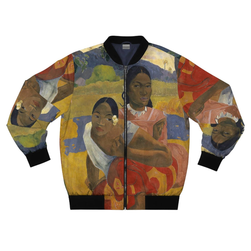 Nafea Faa Ipoipo by Paul Gauguin Art Bomber Jacket