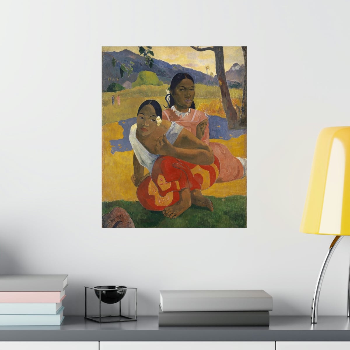 Nafea Faa Ipoipo by Paul Gauguin Art Premium Posters