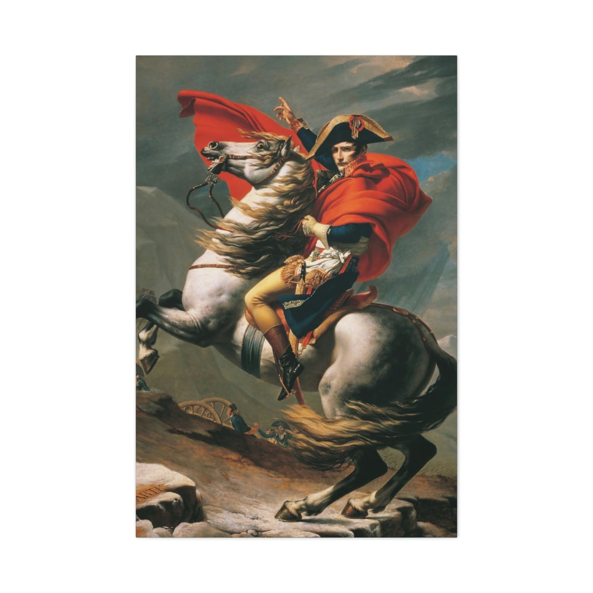 Napoleon Crossing the Alps Canvas Gallery Wraps