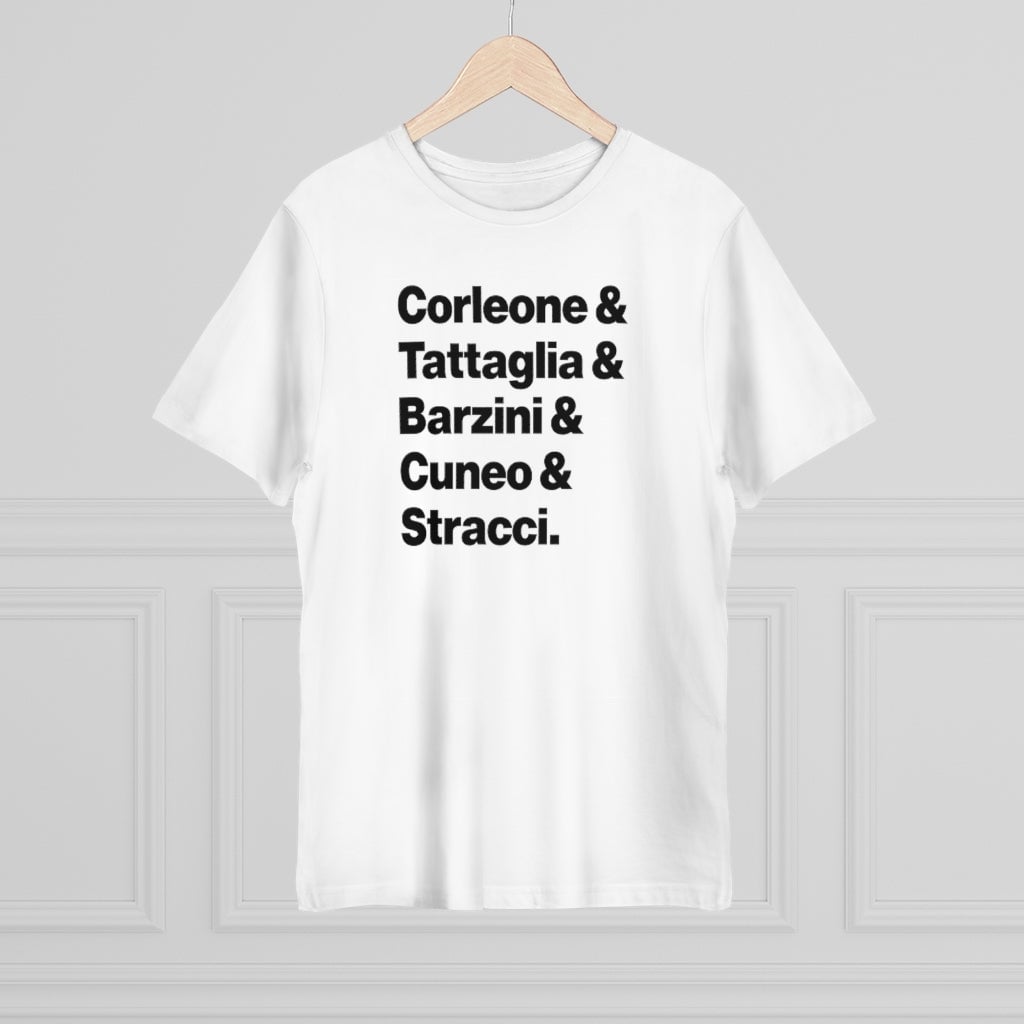 New York Five Families Corleone Tattaglia Barzini Cuneo Stracci T-shirt