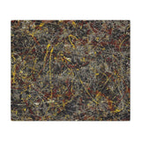 No 5 1948 by Jackson Pollock Art Blanket featuring abstract expressionist artwork