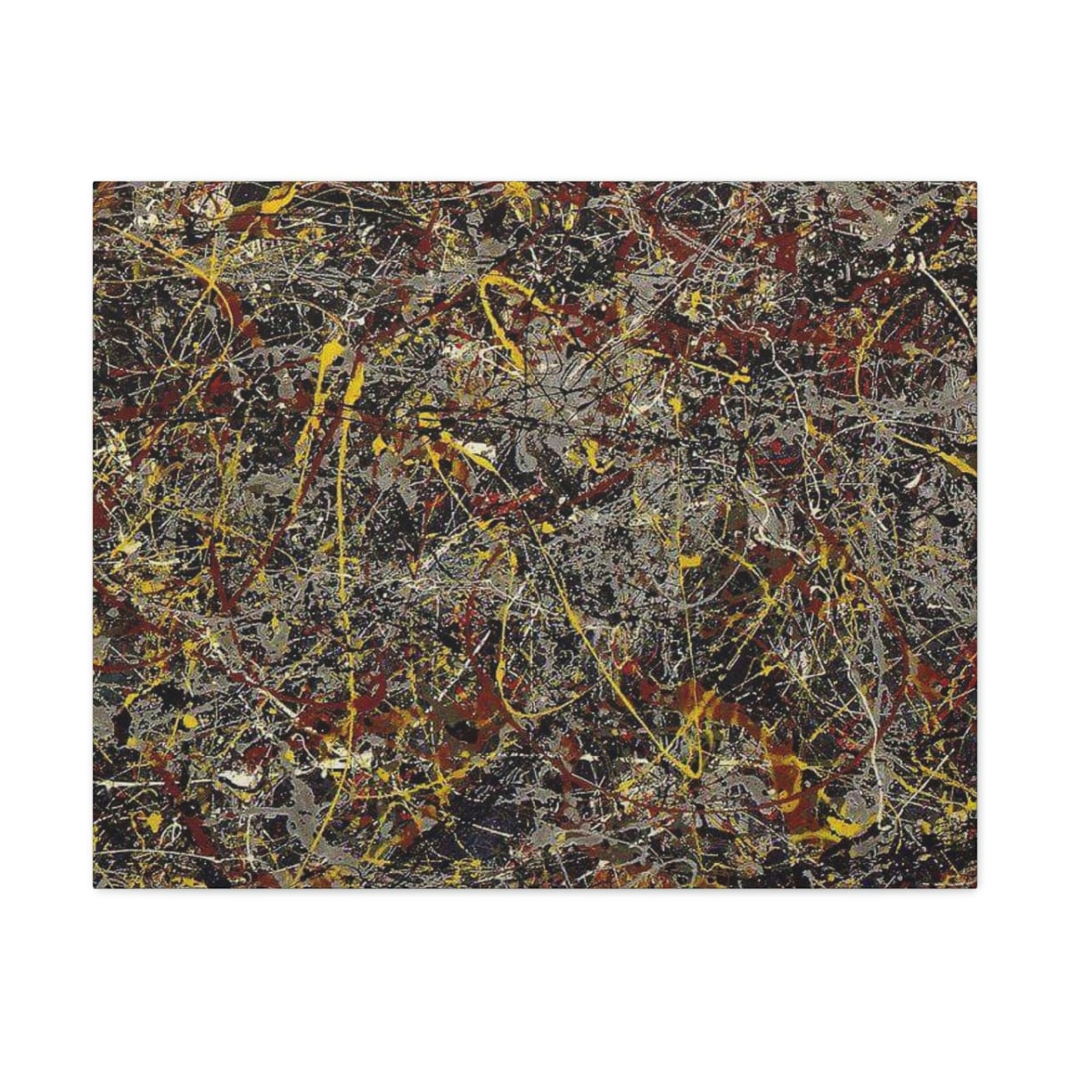 No 5 1948 by Jackson Pollock Art Canvas Gallery Wraps