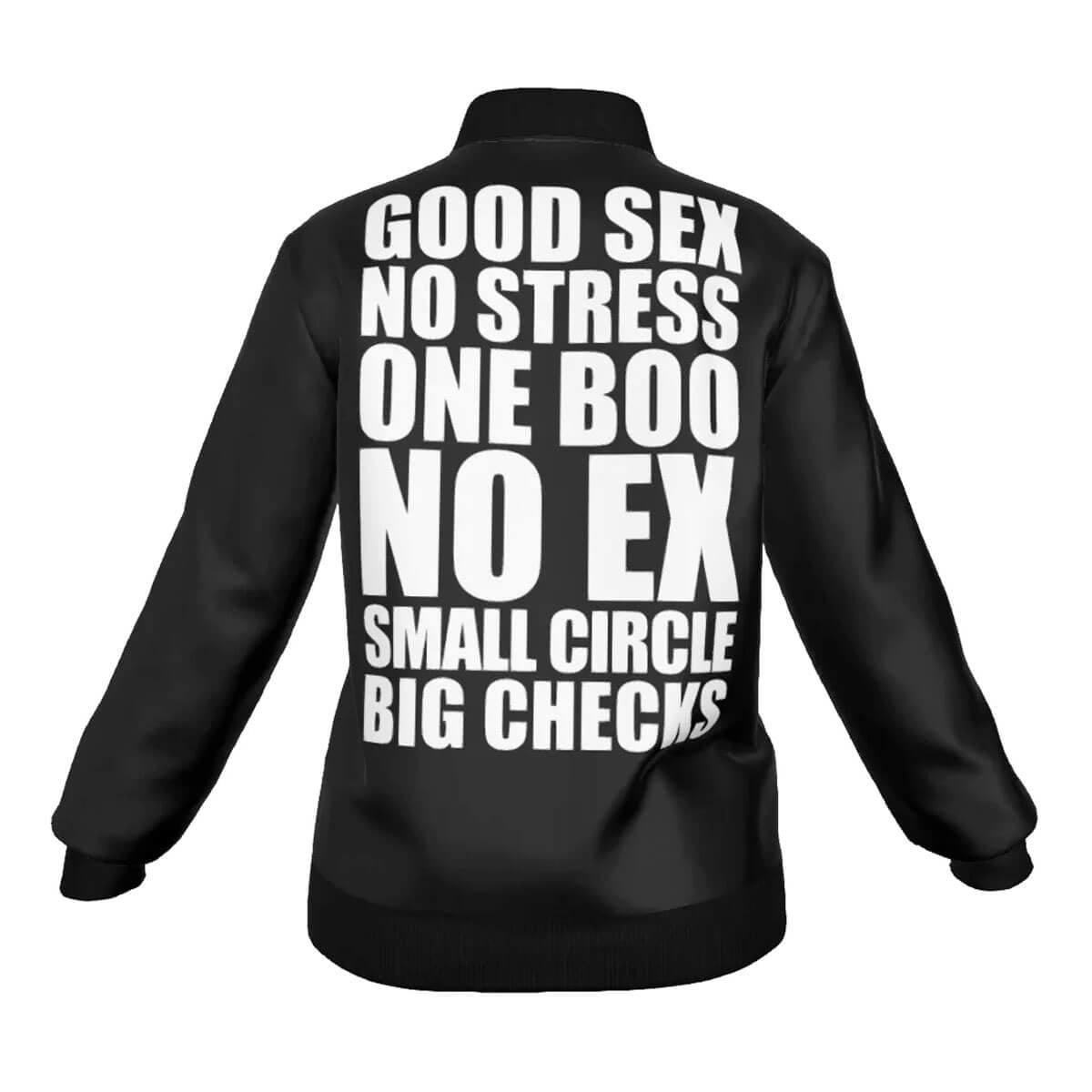 No stress One Boo Small Circle Big Checks Women’s Jacket