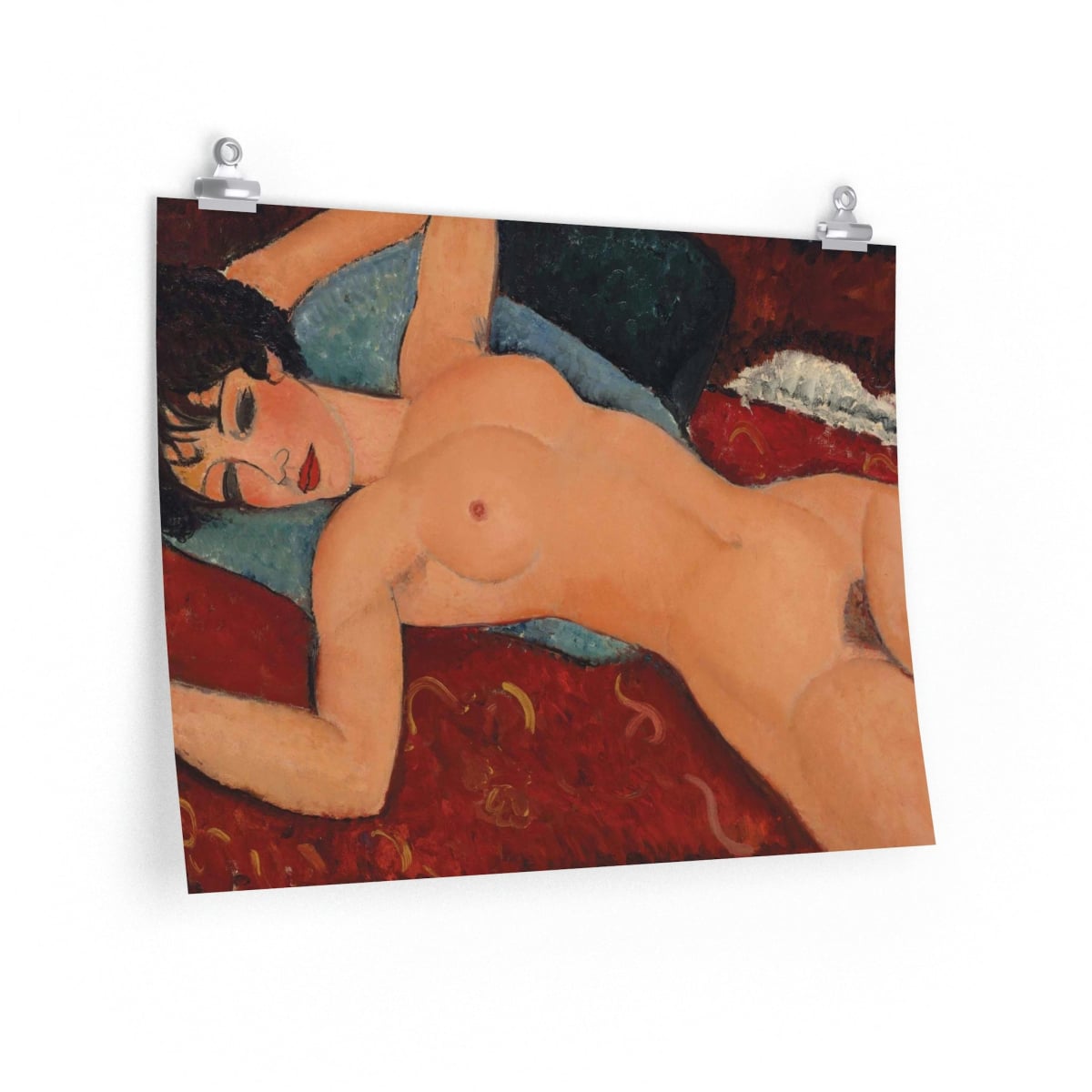 Nu couché by Amedeo Modigliani Art Premium Posters