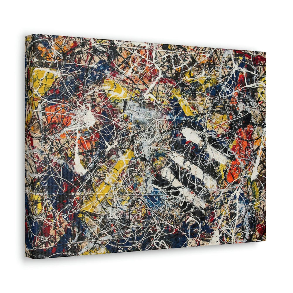 Number 17A by Jackson Pollock Art Canvas Gallery Wraps