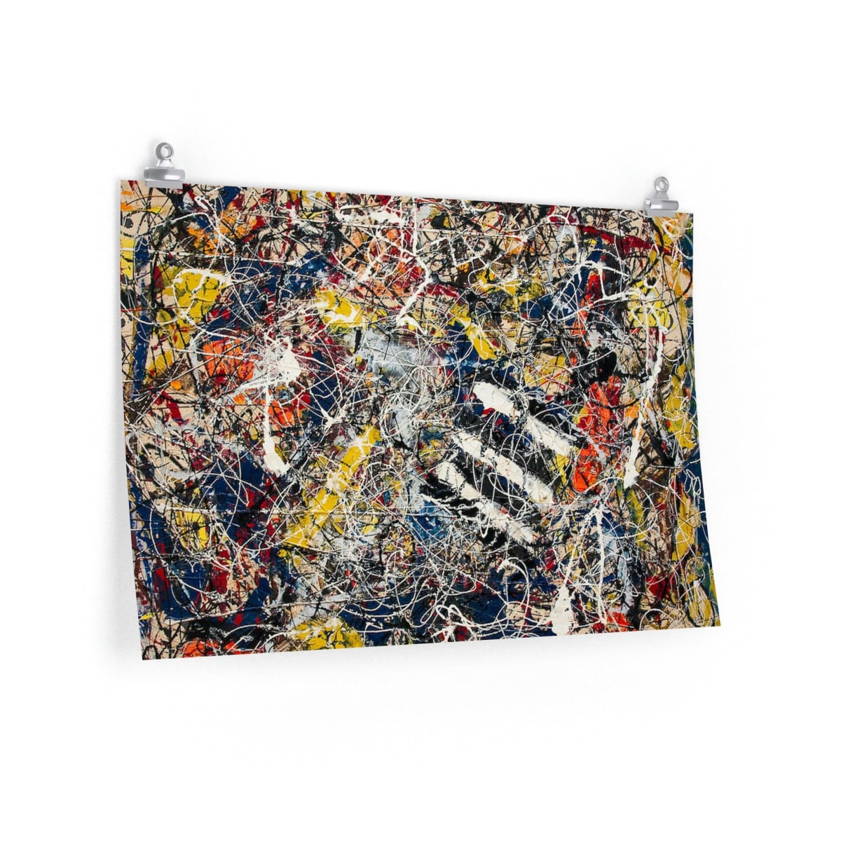 Number 17A by Jackson Pollock Art Premium Posters