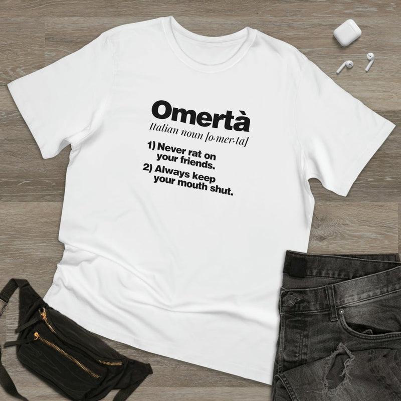 Omerta Italian Noun T-shirt – The Mob Wife