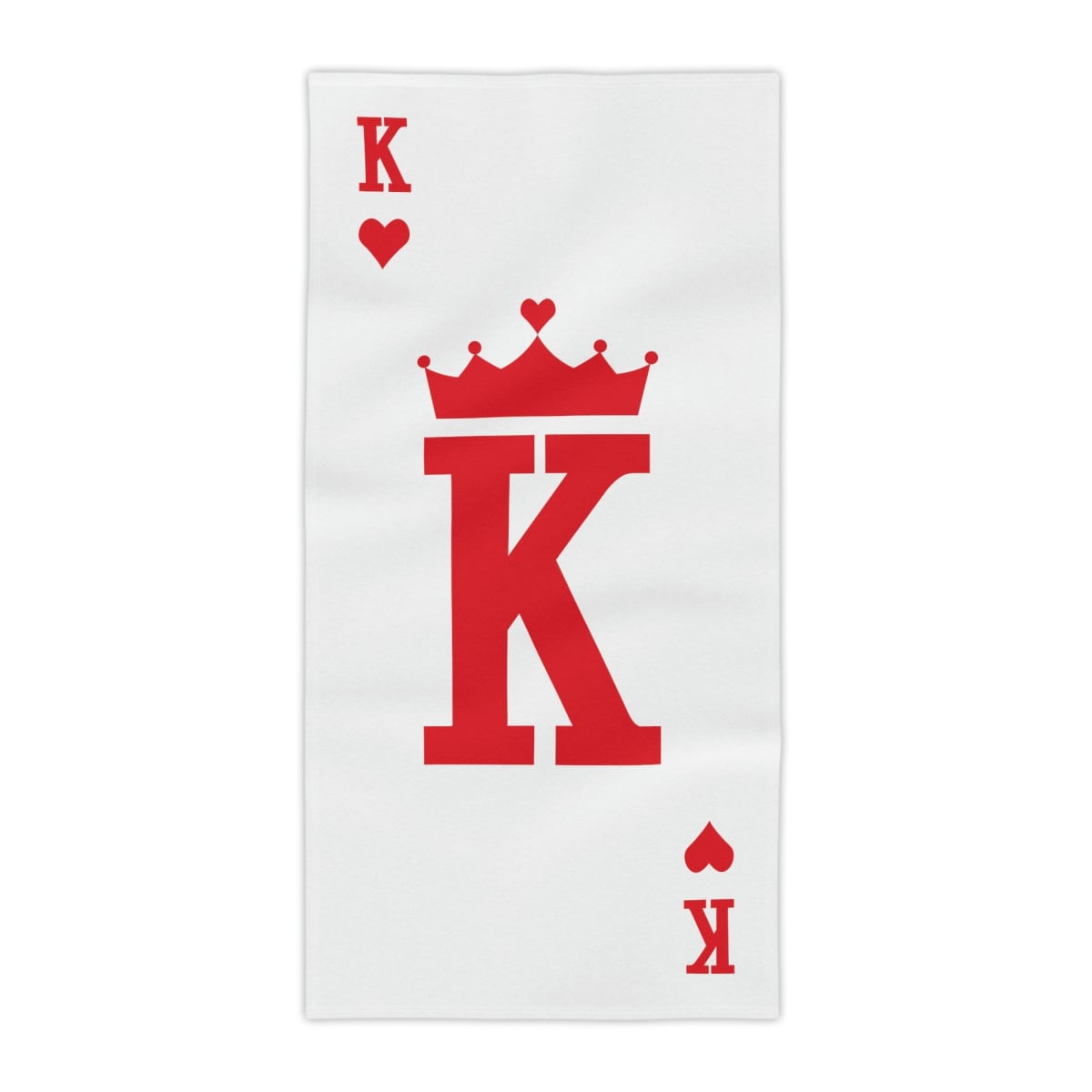 Original Poker Card King Beach Towels