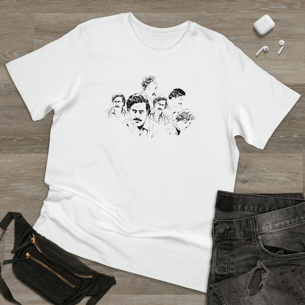 Pablo Escobar El Patron Portraits Drawing T-shirt