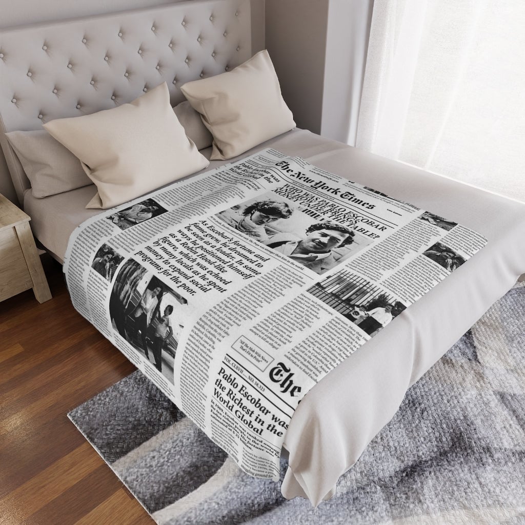 Unique Pablo Escobar Inspired Blanket - Add warmth and elegance to your home decor