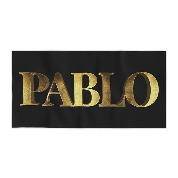 Pablo Golden Gangster Beach Towels