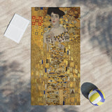 Portrait of Adele Bloch-Bauer I by Gustav Klimt Beach Towels